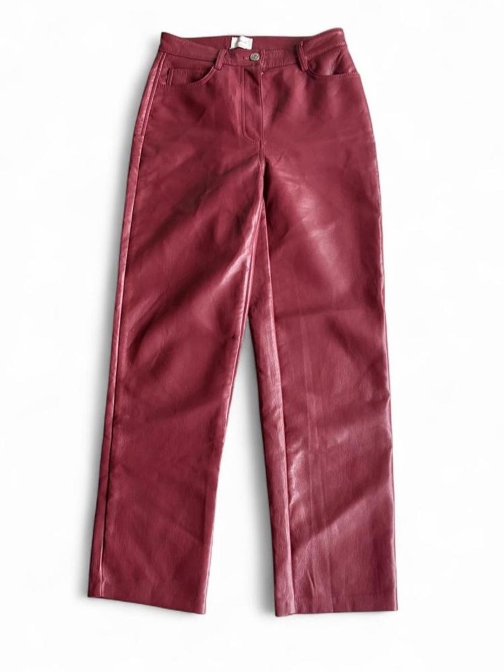 ARITZIA Wilfred The Melina Pant Straight Leg Pants | Red - SIZE 2 *rare color*